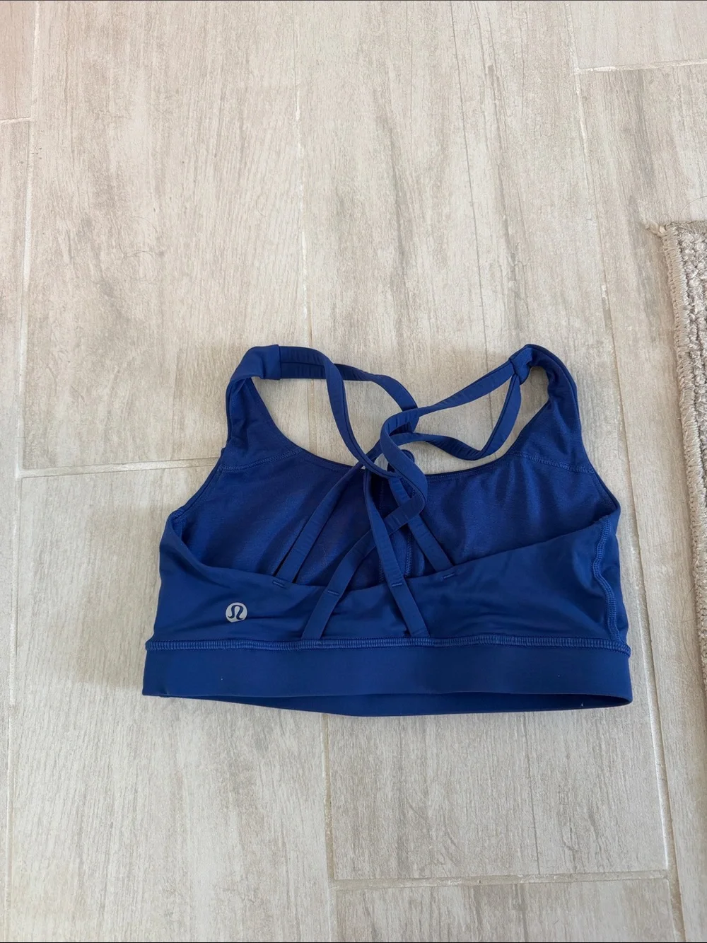 lululemon athletica Navy Blue Strappy Sports Bra
